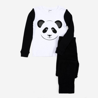 Leveret Kids Pajamas Cotton Top and Fleece Pants