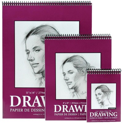 Jack Richeson Heavy Weight Drawing Pad, 12 x 18 Inches, 75 lb, 30 Sheets