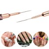 Unique Bargains Double Ended Acrylic Nail Art Brush Gel Polish Nail Art Decorations Pen Tools for Home DIY Manicure Leopard Print - 2 of 4