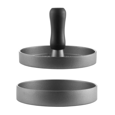 Heavy-Duty Aluminum Burger Press with Wax Papers