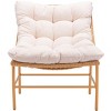 Zuo Merilyn Accent Chair Beige & Natural - 4 of 4