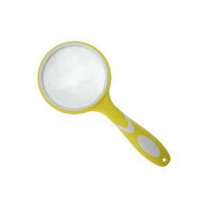 Unique Bargains Magnifying Handheld Magnifier 10X Magnification Rubber ABS 7.5cm 1 Pc - 1 of 4