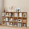 YIYIBYUS Solid Wood Shelves, Wooden Cube Shelf Bookcase, Floorstanding Bookshelf - 2 of 4