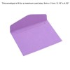 Unique Bargains Greeting Notes Party Paper Blank Business Card Holder Mini Envelopes - 4 of 4