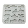 Unique Bargains Candy Making Moulds 12-Cavity Dinosaur Candy Mould Hand Wash 6.54"x5.79"x0.71" 1 Pc - 3 of 4