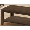 Monarch Specialties Table Set 3Pcs Set Coffee End Side Accent Living Room Laminate Walnut Transitional - 2 of 4