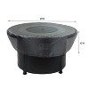 Summerset Shield Occasional Table Cover Ultimate Protection for Your Outdoor Furniture Square/Round 55" x 12" Mercury - 2 of 4