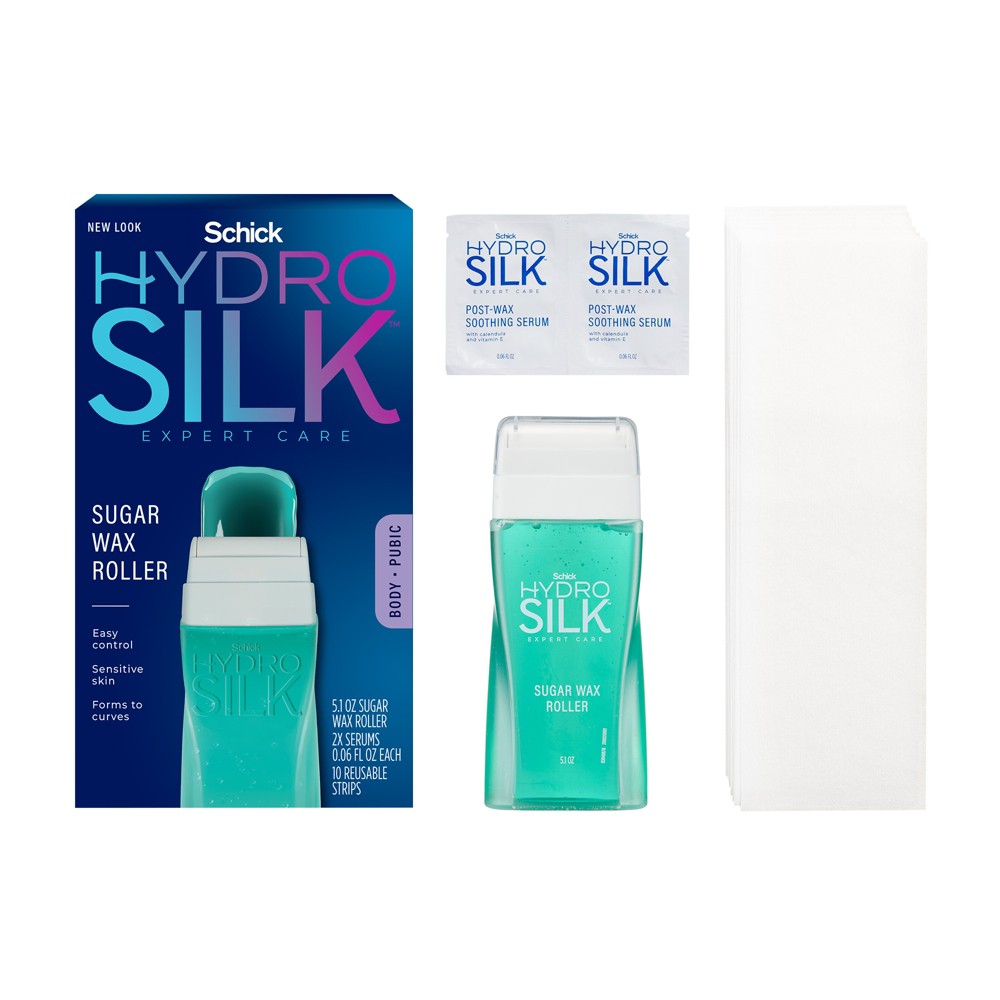 Photos - Hair Removal Cream / Wax Schick Hydro Silk Sugar Wax Roller, Body Wax Kit – 5.1 oz