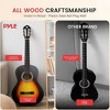 Pyle Classic Guitar Kit (PGACLS40SBD) - 34'' Acoustic, Sunburst Finish, Beginner Starter Kit - image 3 of 4