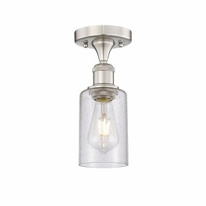 Clymer - 1 Light Semi-Flush Mount In Art Deco Style-9.63 Inches Tall and 3.88 Inches Wide - 1 of 1
