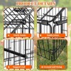 Chicken Coop,130" x40x40/86" x40x40 Heavy Duty Walk-in Chicken Runs with Waterproof and Anti-Uv Cover,Portable Poultry Cage Hen House Outdoor - 4 of 4