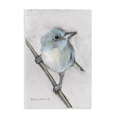 Stupell Industries Wildlife Perched Bird Painting Wall Plaque Art