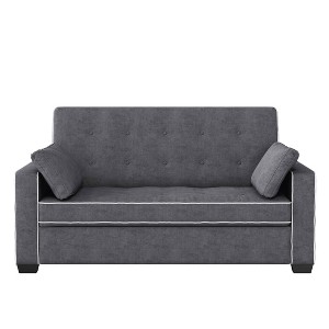 Andrea Convertible Futon Sofa Bed - Serta - 1 of 4