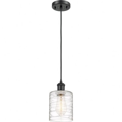 Cobbleskill - 1 Light Cord Hung Mini Pendant In Industrial Style-8 Inches Tall and 5 Inches Wide