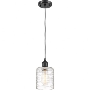 Cobbleskill - 1 Light Cord Hung Mini Pendant In Industrial Style-8 Inches Tall and 5 Inches Wide - 1 of 1