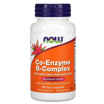 Now Foods Co-Enzyme B-Complex, 60 Veg Capsules, Vitamin B