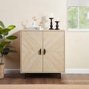 COMHOMA Modern Storage Cabinet with 2 Doors, Accent Cabinet for Living Room, Dining Room, Entryway - 1 of 4