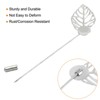 Unique Bargains Metal DIY Women's Clothing Dress Leaf Sewing Brooch Pins 20 Pcs - 4 of 4