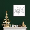 16" x 16" Foliage Contour I by Annie Warren - Amanti Art: Modern Botanical Lithograph, Sawtooth Back - 4 of 4