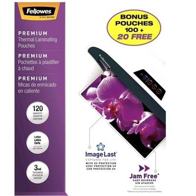 Fellowes ImageLast Premium Thermal Pouches Letter 120/Pack (5228901) 1530746