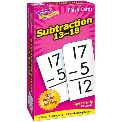TREND Subtraction 13-18 Skill Drill Flash Cards