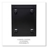 Alera File Pedestal with Full-Length Pull, Left or Right, 2-Drawers: Box/File, Legal/Letter, Black, 14.96" x 19.29" x 21.65" - 4 of 4