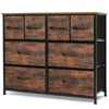 FONTOI Decorative Storage Cabinets, Contemporary Storage Cabinet that Complements Any Decor, Modern Home's Must-Have, Black, 34.45"*30.9"*11.8" - 3 of 4