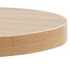vidaXL Bistro Table, Light Brown 23.6" MDF - 4 of 4