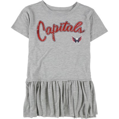 Touch by G-III Womens Washington Capitals Peplum Graphic T-Shirt