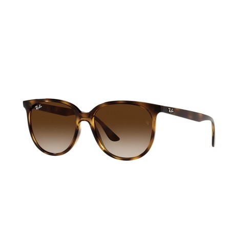 Ray-ban Rb4378 54mm Female Square Sunglasses Gradient Brown Lens : Target