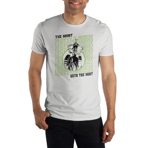 Mens White Beetlejuice Horror Movie Short Sleeve Graphic Tee - 1 of 2