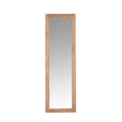 Beals Rustic Floor Mirror with Acacia Wood Frame Natural - Christopher Knight Home