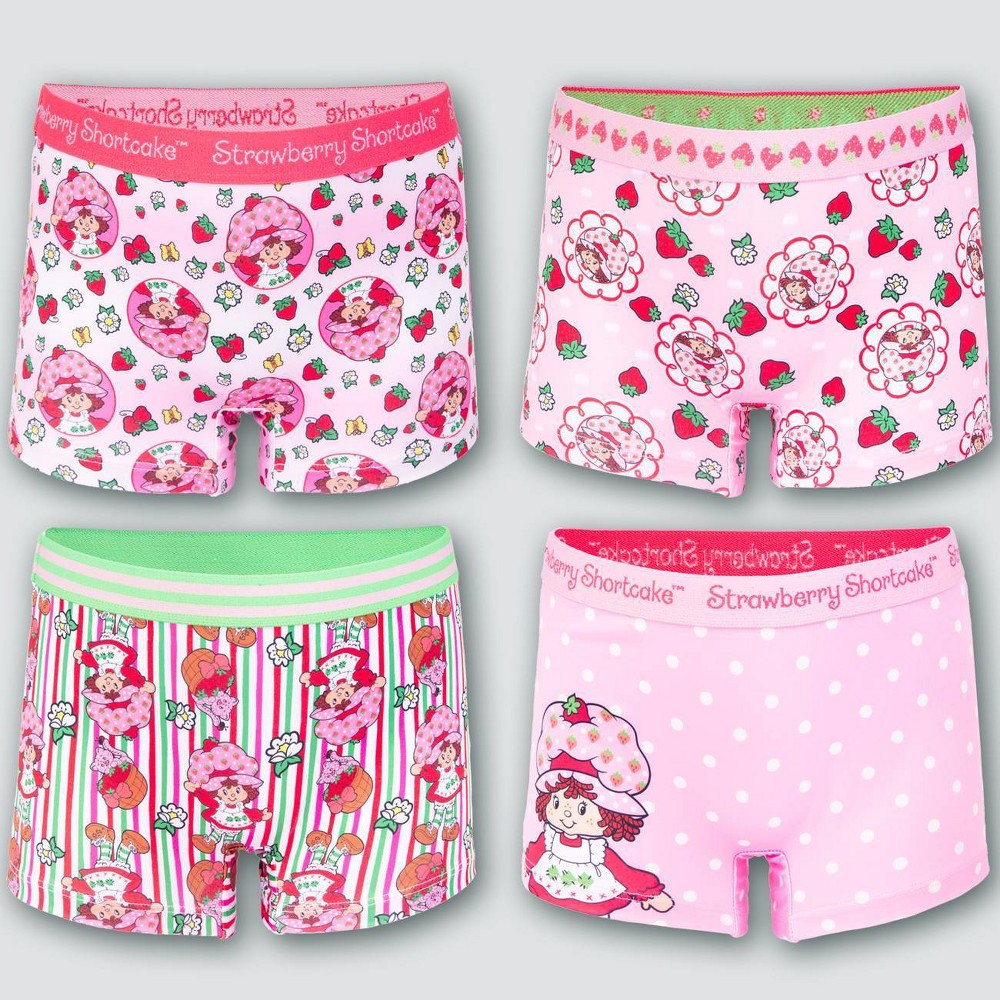 Girls' Strawberry Shortcake 4pk Underwear - 6