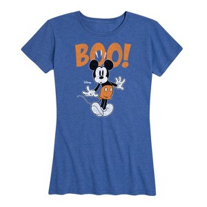 Women's - Disney - Mickey's Halloween Animation Short Sleeve Graphic T-Shirt - 1 of 4