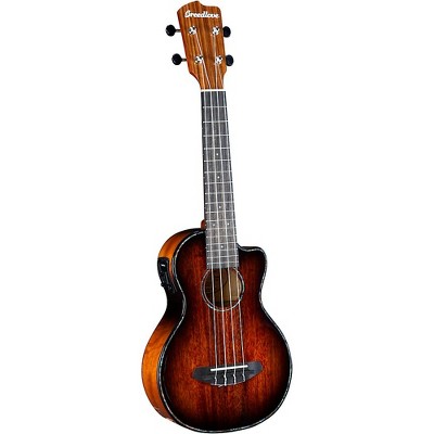 Breedlove Pursuit Exotic S CE Myrtlewood Concert Acoustic-Electric Ukulele Bourbon Burst