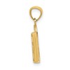 Black Bow Jewelry 14k Yellow Gold Born to Shop Tote Bag Pendant - 2 of 4