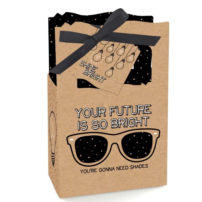 Big Dot of Happiness Bright Future - Graduation Party Favor Boxes - Set of 12, 1 of 7