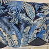 RLF Home 100% Cotton Baja Petticoat  Fully lined Windows Rod Pocket Valance 50" x 15"  Navy - 4 of 4