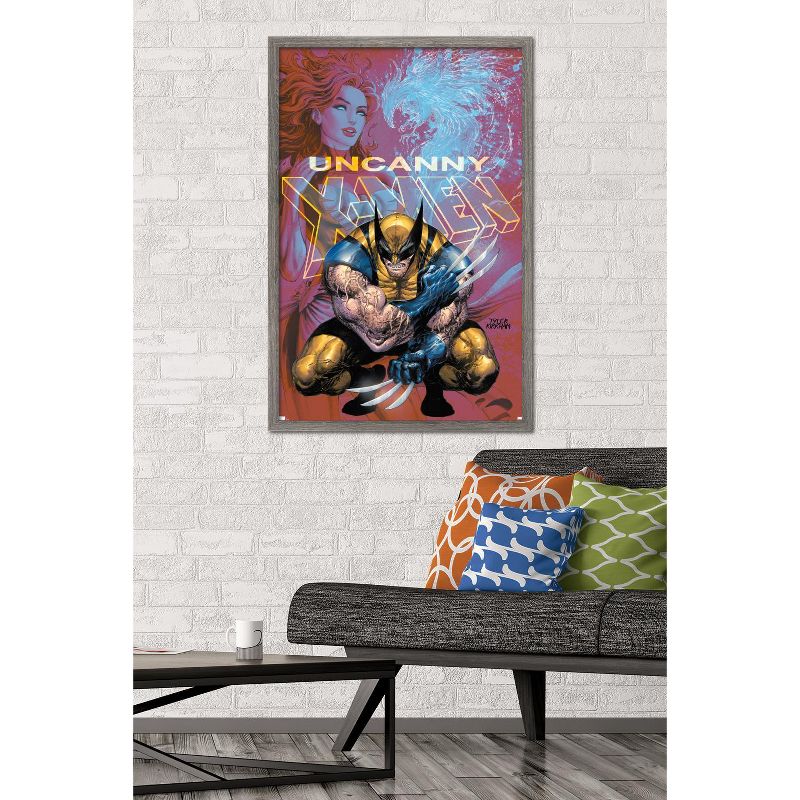 Trends International Marvel Comics - Wolverine Jean Grey - Uncanny X-Men #19 Framed Wall Poster Prints, 2 of 7
