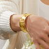 Ross-Simons Italian 18kt Gold Over Sterling Polished Cuff Bracelet - 4 of 4