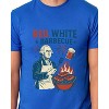 Red White Barbeque Men's George Washington 4th of July Funny T-Shirt - 4 of 4