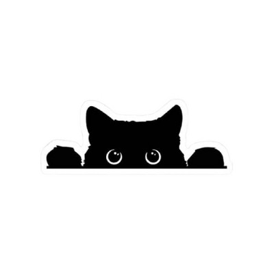 TruAIR Peeking Sneaky Cat Vinyl Car Sticker