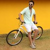Campus Sutra Men Men's Mint Green Embroidered Striped Shirt - 3 of 3