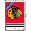 Trends International NHL Chicago Blackhawks - Logo 21 Framed Wall Poster Prints - 3 of 4