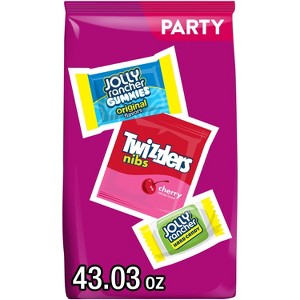 Jolly Rancher and Twizzlers Assorted Fruit Flavored Party Bag Candy - 43.03oz - 1 of 4