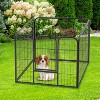 BestMassage Dog Playpen 24/32/40 Inch Heavy Duty Playpen Pen Dog Fence Dog Kennel with Doors Indoor Outdoor Pet Exercise Pen Puppy Playpen - 2 of 4