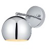 Elegant Lighting Othello 6 Inch Wall Sconce in Chrome - 3 of 4