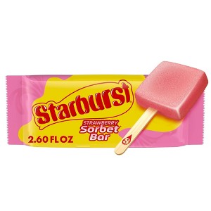 Starburst Strawberry Sorbet Frozen Dessert Bar - 2.6 fl oz - 1 of 4