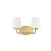 Savoy House Capra 2 - Light Vanity in  Warm Brass - 4 of 4