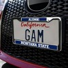 Montana State University Alumni Logo Full Size Standard License Plate Metal Frame - 3 of 4